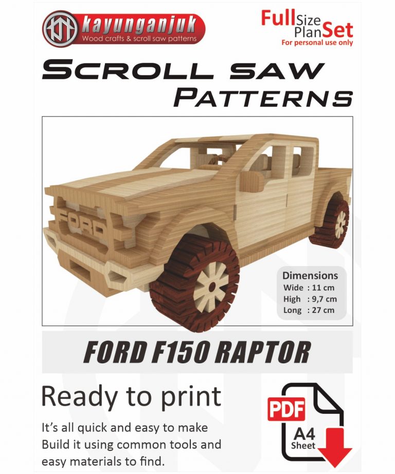 Scroll Saw Patterns Ford Pickup Truck Kayu Nganjuk