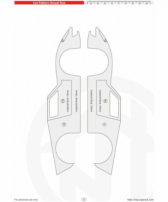 Ford GT40 Wooden toy plans - Kayu Nganjuk