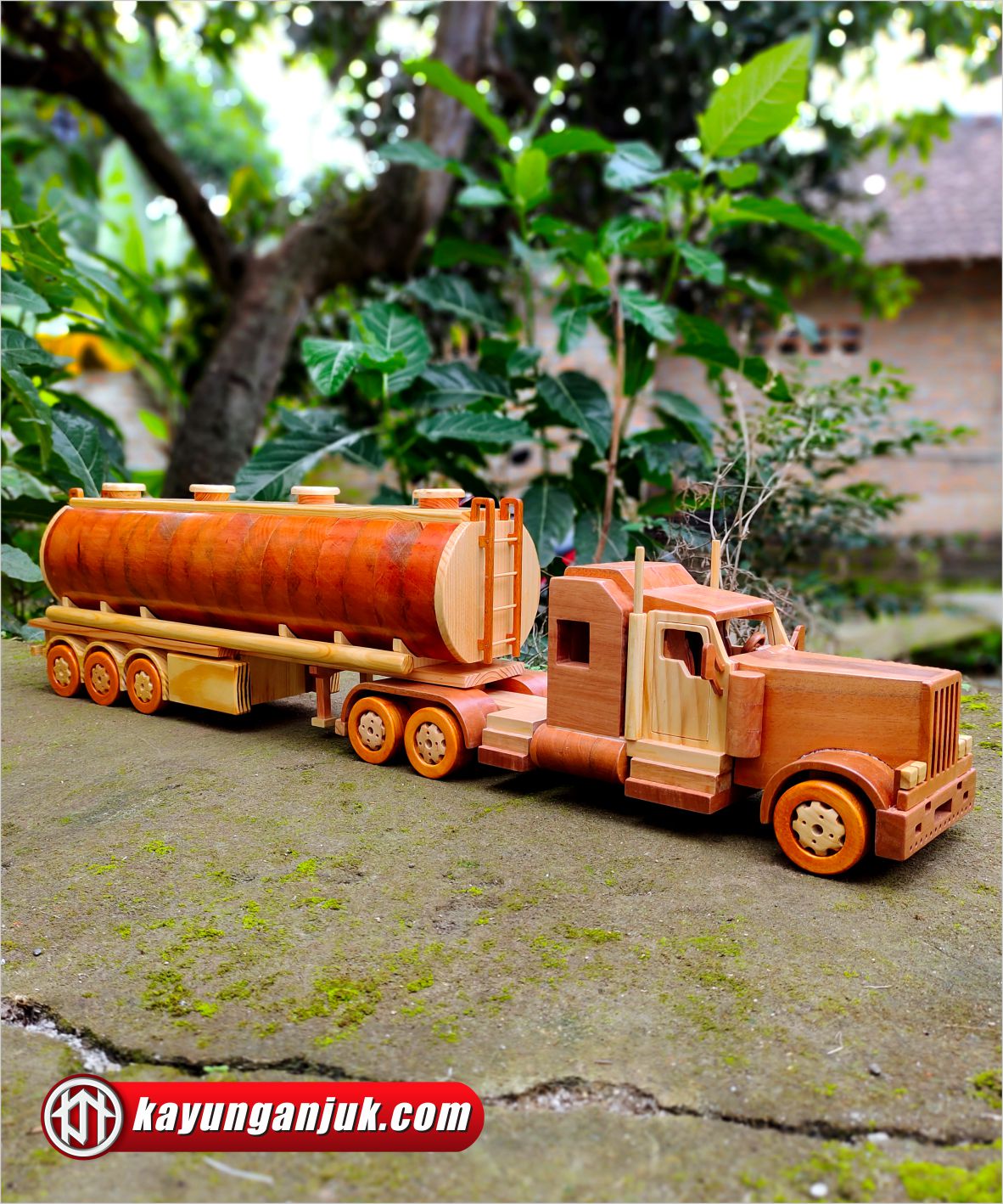 Kenworth Tanker Trailer Wooden Toy Truck