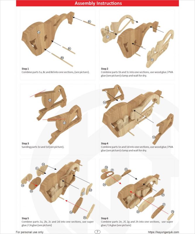 royal enfield wooden toy