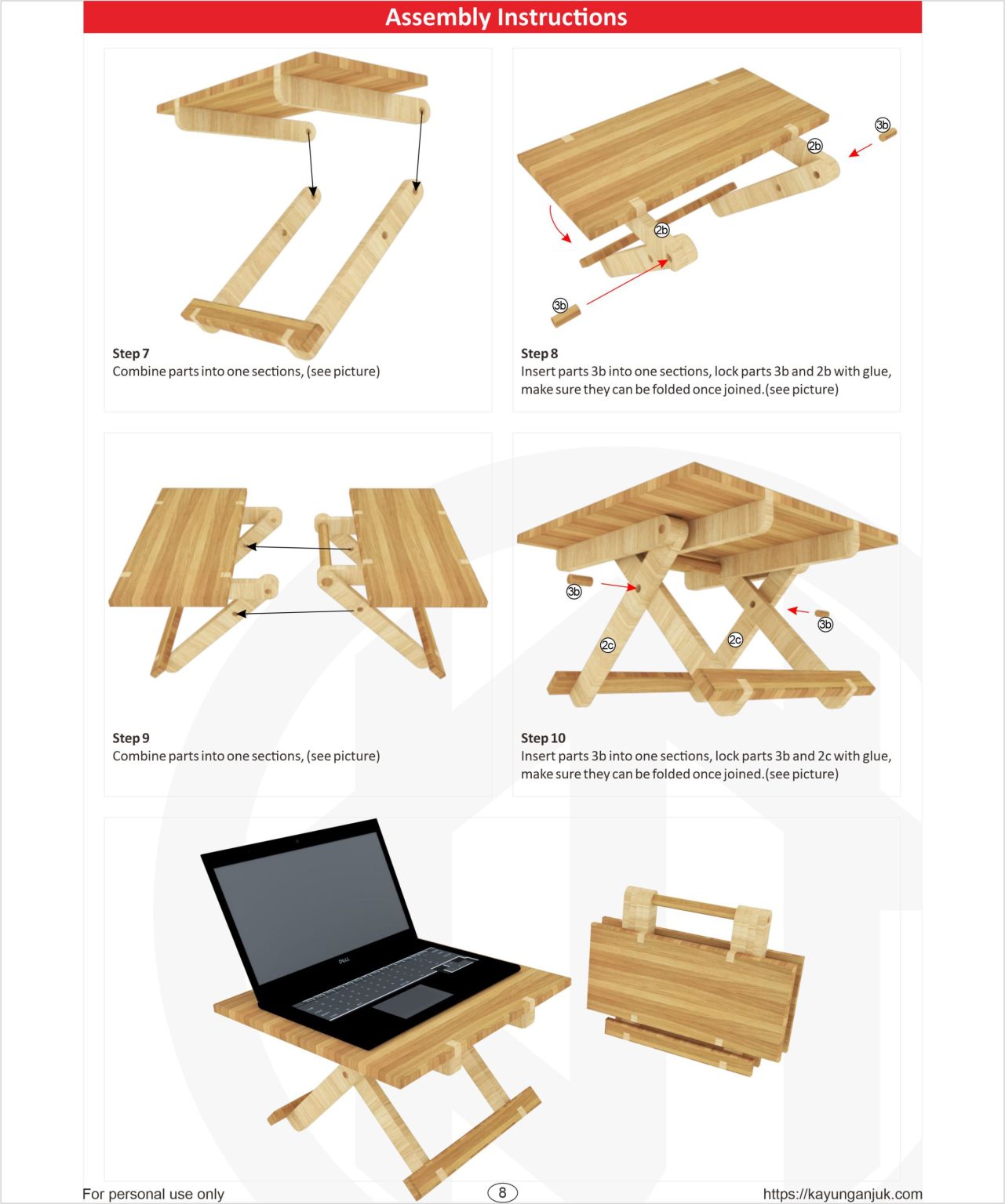 Folding Table Woodworking plans Download PDF Kayu Nganjuk