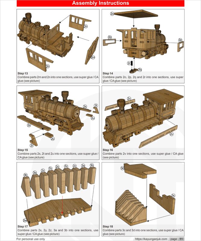 Locomotive wooden toy plans and patterns download pdf